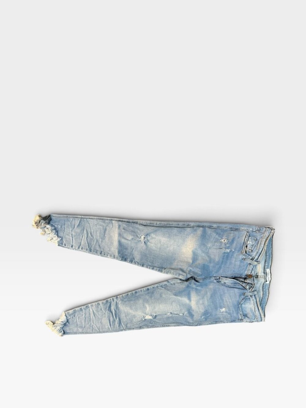 Flying Monkey Distressed Skinny Jeans Size 30 Light Wash
